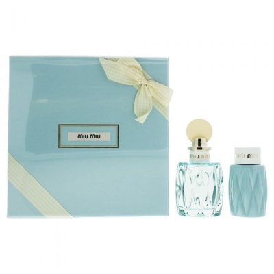 Miu Miu L'Eau Bleue 50ml EDP Spray / 100ml Body Lotion